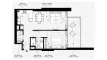 1 bedroom Apartment floor plan «1BR» in AZIZI RIVIERA