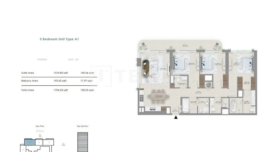 4 bedrooms apartment for sale , Mina Rashid, Dubai, UAE No. 1666 № 10