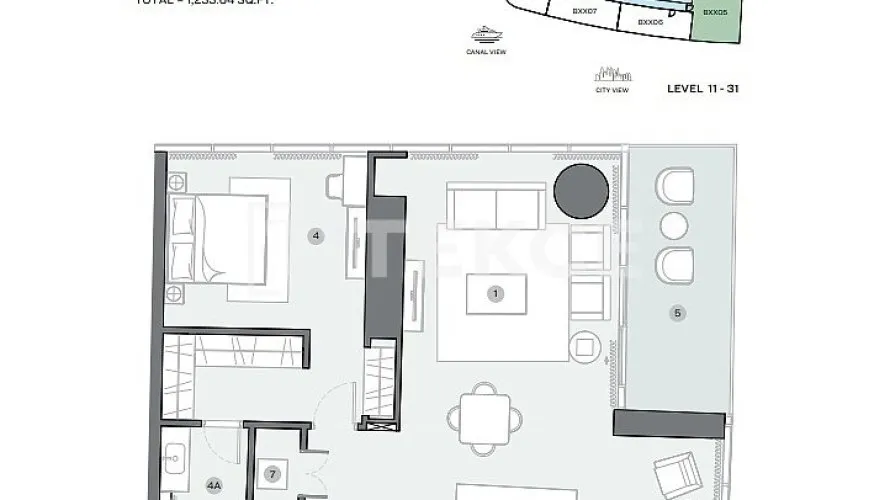 6 bedrooms penthouse for sale, Dubai Marina, Dubai, UAE No. 1169 № 23