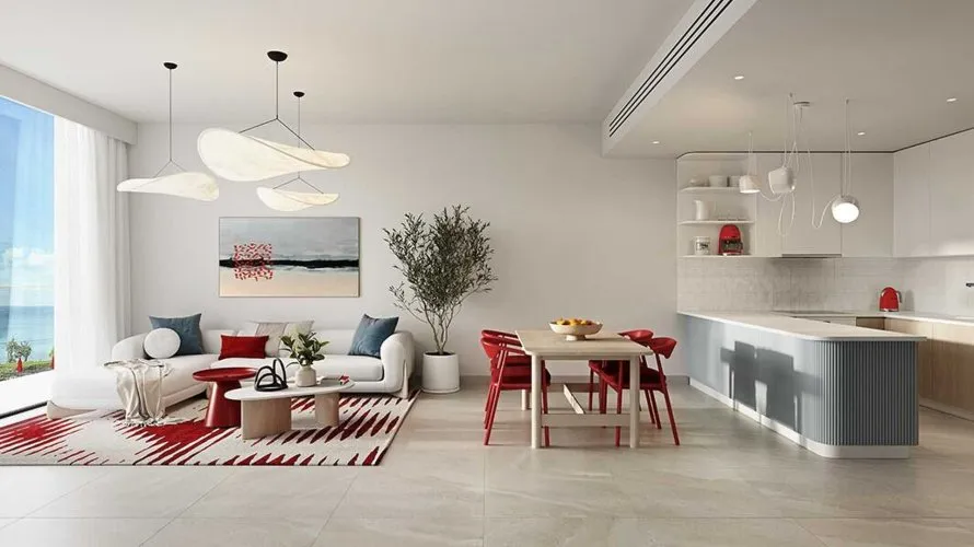 4 bedrooms apartment for sale in ROSSO BAY RESIDENCES, Al Marjan Island, Ras Al Khaimah, UAE No. 3180 № 1
