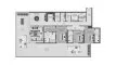 3 bedrooms Apartment floor plan «3BR» in Omoria Private Residences