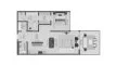 1 bedroom Apartment floor plan «1BR» in Omoria Private Residences