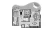 2 bedrooms Apartment floor plan «TYPE B» in La Perla
