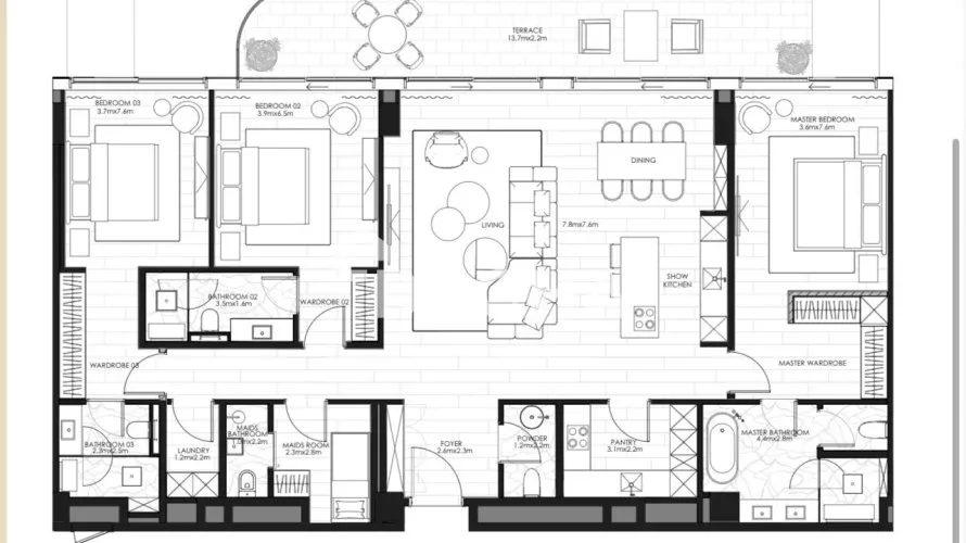 2 bedrooms apartment for sale, The Crescent, Palm Jumeirah, Dubai, UAE No. 4771 № 1