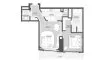 1 bedroom Apartment floor plan «TYPE 1BR» in St. Regis The Residences