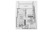 2 bedrooms Apartment floor plan «TYPE 03» in Vision Iconic