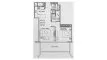 1 bedroom Apartment floor plan «TYPE 03» in Vision Iconic